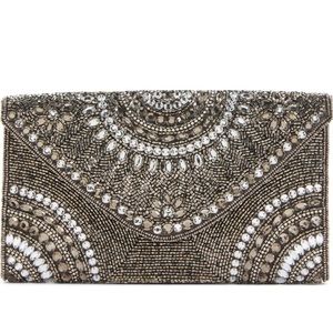 Nordstrom Alhambra Beaded Envelope Clutch